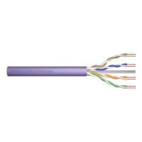 Kabel teleinformatyczny U/UTP kat.6 DIGITUS LSOH Dca filoetowy /karton 305m/ KRĄŻEK | DK-1614-VH-305 Assmann