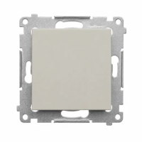 Łącznik jednobiegunowy (moduł) 10AX, 250V, szybkozłącza, kaszmirowy, DW1.01/42, Simon 54 | DW1.01/42 Kontakt Simon