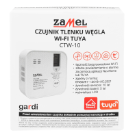 Czujnik tlenku węgla WiFi TUYA CTW‑10 | GAR10000082 Zamel