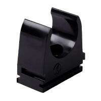 Uchwyt do rury elektroinstalacyjnej 5320 HF FB, czarny | 5320HF_FB Kopos