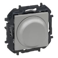 Ściemniacz obrotowy 2 - przewodowy, aluminium, NILOE STEP | 863352B Legrand