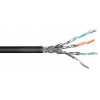 Kabel teleinformatyczny S/FTP kat.7 securityNET PE zewnętrzny żelowany /500m/ SZPULA | SEC7SFTPG C C Partners