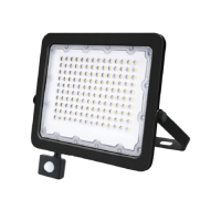 Naświetlacz LED GALAXI 100W 11000lm barwa naturalna 4000K IP65 czarny z czujnikiem | LFL261S BestService