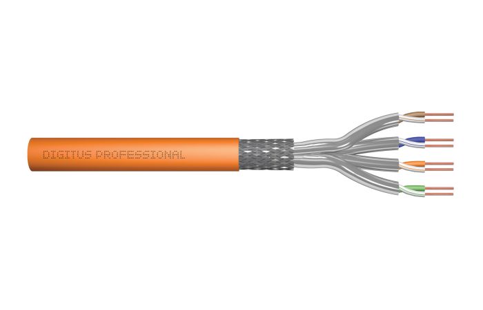 Kabel S/FTP kat.7 LS0H-3 500m pomarańczowy SZPULA | DK-1743-VH-5 Assmann