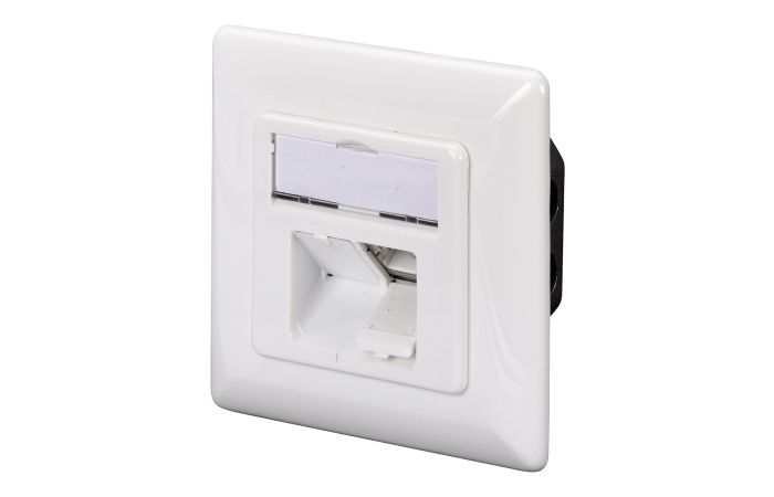 Gniazdo n/t 2xRJ45 STP kat. 5e biały (1kpl) | DN-9002-N Assmann