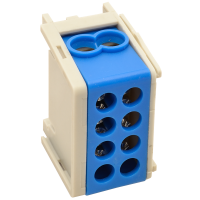 Złączka kompaktowa na szynę, niebieska | FLE-25K Tracon