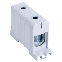 Złączka kompaktowa na szynę i płytę montażową, szara | FLEAL-95/1 Tracon