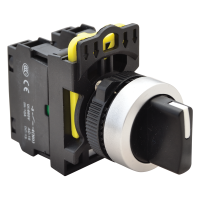 Przełącznik pokrętny, trzystanowy, powr. sprężyn. z lewej | NYK3-S32BK Tracon