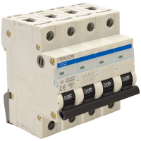 Wyłącznik nadprądowy, 4 pol, charakterystyka B | TDZ-4B-6 Tracon
