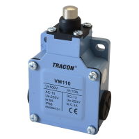 Wyłącznik krańcowy, z trzpieniem metalowa obudowa 2xCO, 3A/250V AC, IP65 | VM110 Tracon