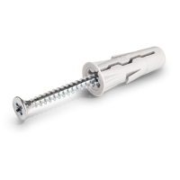 Kołek uniwersalny UNO Rawlplug UNO-10+660 10 mm z wkrętem 6,0x60 mm (100 szt.) – do podłoży pełnych  | UNO-10+660 Rawlplug
