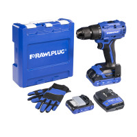 Wiertarko-wkrętarka akumulatorowa Rawlplug R-PDD18-70-M2 18 V 70 Nm – zestaw M2 | R-PDD18-70-M2 Rawlplug