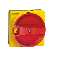Pokrętło żółto/czerwone do GA-A, GA-C i GA-D montaż śrubowy | GAX61 Lovato Electric