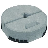 Podstawa betonowa z klinem, B55 17kg, Fi 337mm, do iglic Fi 16mm | 102010 Dehn