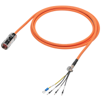 Kabel zasilający POWER CABLE, PREASSEMBLED | 6FX3002-5CL02-1AF0 Siemens