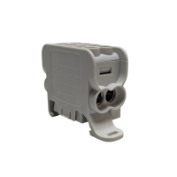 Blok dystrybucyjny ,rozdzielczy HLAK 25 1P 2xAl/Cu 25mm²+16mm² 1000VAC/1500VDC  szary  | MAG1251A00 Morek