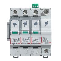 Ogranicznik przepięć T1+T2 12,5/60kA 3P+N | 412277 Legrand