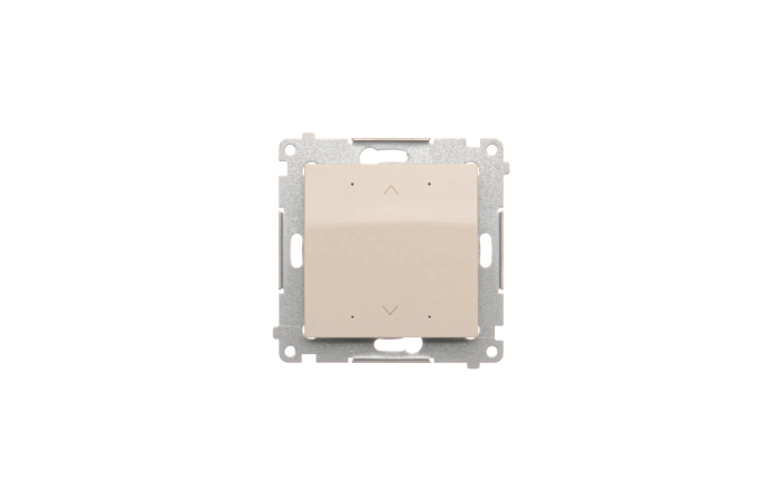 Sterownik przyciskowy do obsługi rolety żaluzji markizy [WiFi] 2x5A 230V (moduł) kremowy Simon 54 GO | DEZ1W.01/41 Kontakt Simon