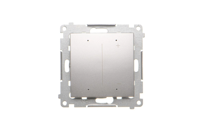 Ściemniacz do żar&oacute;wek LED-owych, 230 V [Wi-Fi]; srebrny mat Simon 54 GO | DESL1W.01/43 Kontakt Simon