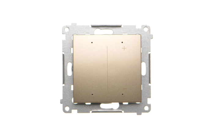 Ściemniacz do żar&oacute;wek LED-owych, 230 V [Wi-Fi]; złoty mat Simon 54 GO | DESL1W.01/44 Kontakt Simon