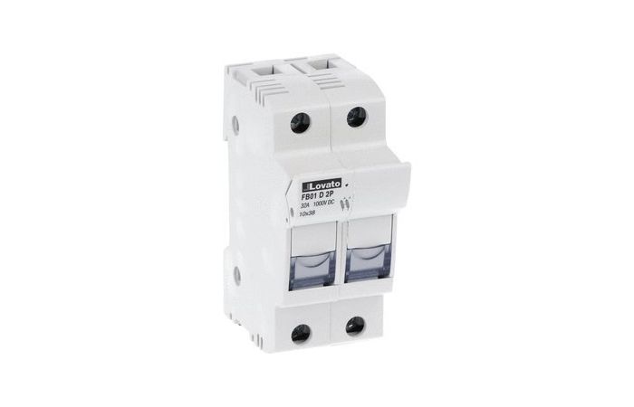 Podstawa bezpiecznikowa 10x38, 2 pola | FB01D2P Lovato Electric