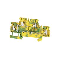 Złączka przelotowa 4x1,5mm² TS35, ciemnobeżowa, A2T 1.5 VL, PUSH IN | 2469410000 Weidmuller