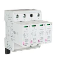 Ogranicznik przepięć, iskiernik Iimp=25kA, TN-S, ETITEC GSM T12 275/25 4+0 RC, typ T1+T2 (B+C) | 002440609 Eti