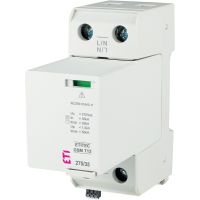 Ogranicznik przepięć, iskiernik Iimp=35kA, ETITEC GSM T12 275/35 1+0, typ T1+T2 (B+C) | 002440714 Eti