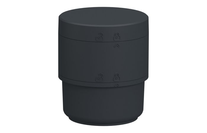 Moduł bazowy, kolumna świetlna, śr. 70mm, baza 24V AC/DC z adapterem i pokrywą, szary, Harmony XVB7 | XVB7C21B Schneider Electric