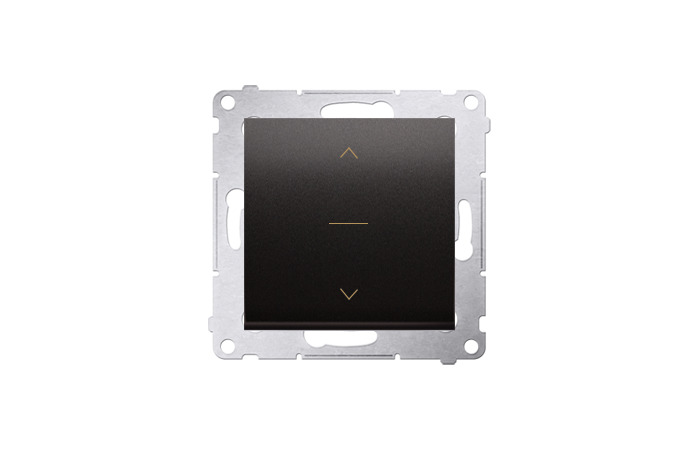 Łącznik żaluzjowy trójpozycyjny 1-0-2 (moduł) antracyt DZW1K.01/48 Simon 54 | DZW1K.01/48 Kontakt Simon