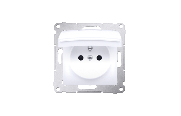 Gniazdo wtyczkowe do wersji IP44 bez uszczelki, 16A, zaciski śrubowe, biały DGZ1BUZ.01/11 Simon 54 | DGZ1BUZ.01/11 Kontakt Simon