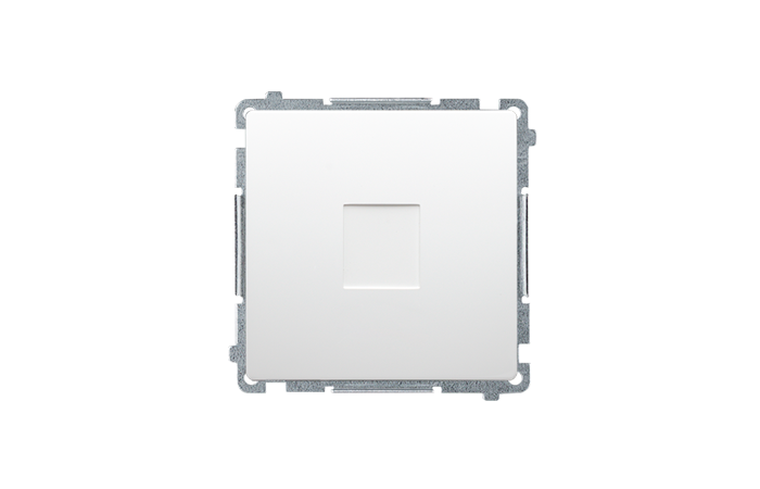 Zaślepka ramki (moduł), mocowanie za pomocą łapek lub wkrętów, biały BMPS.01/11 Simon Basic | BMPS.01/11 Kontakt Simon