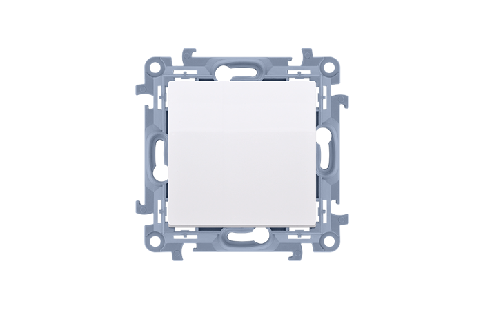 Łącznik jednobiegunowy (moduł) 10AX, 250V, zaciski śrubowe, biały CW1.01/11 Simon 10