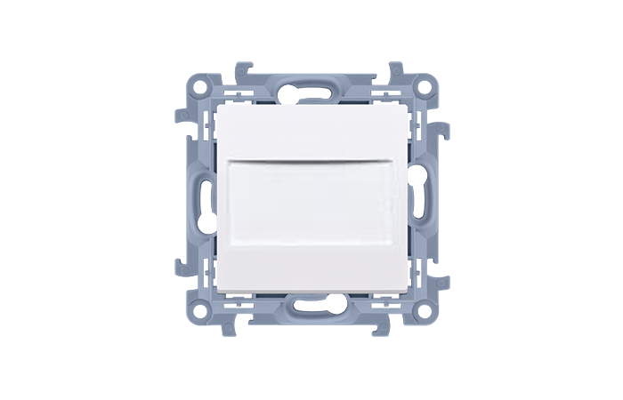 Zaślepka ramki, mocowanie za pomocą łapek lub wkrętów, biały CPS.01/11 Simon 10 | CPS.01/11 Kontakt Simon