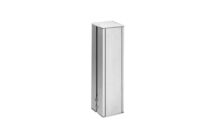 Minikolumna dwustronna ALK kwadratowa 225mm 8×K45 aluminium ALK224/8 Simon Connect | ALK224/8 Kontakt Simon