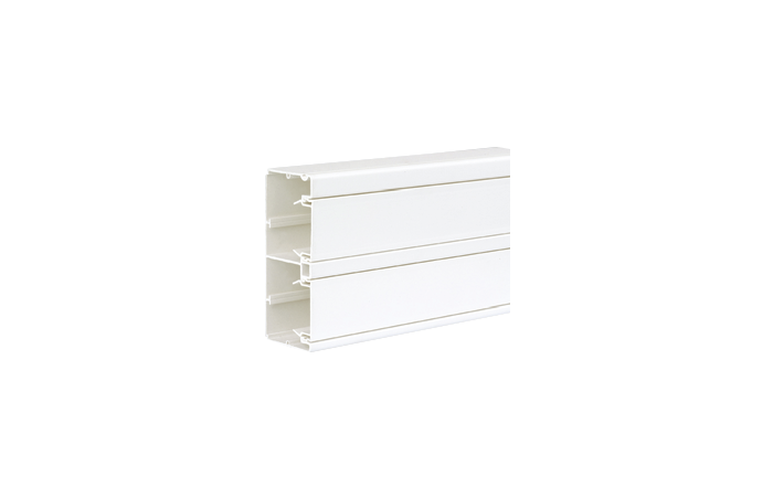 Kanał 2-komorowy Cabloplus PVC 130x55mm, czysta biel, długość 2m TK12102/9 Simon Connect | TK12102/9 Kontakt Simon