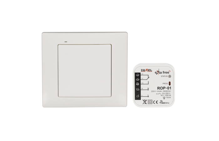 Zestaw sterowania bezprzewodowego RZB-01(RNK-02+ROP-01) | EXF10000069 Zamel