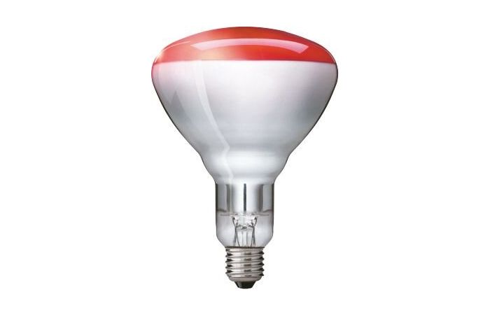 Lampa podczerwieni IR BR125 IR 150W E27 230-250V Red 1CT/10 | 923211843801 Philips