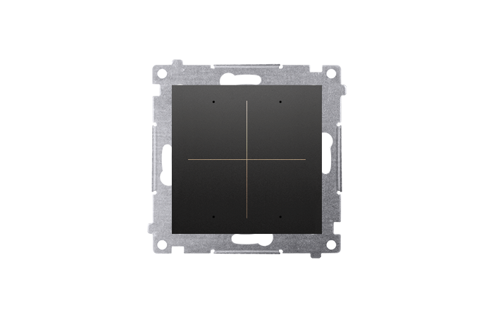 Nadajnik bateryjny Wi-Fi, 28 akcji do obsługi innych sterownik&oacute;w (moduł), czarny mat, Simon 54 GO | DENB1W.01/49 Kontakt Simon