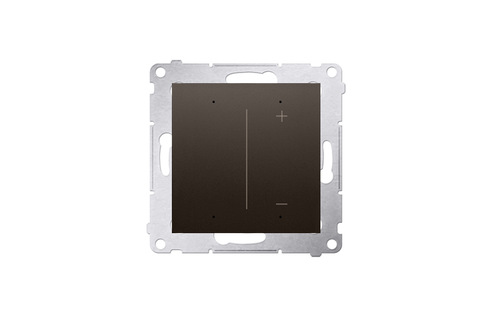 Ściemniacz do pask&oacute;w LED-owych 12-24 V, 1 kanał [Wi-Fi], brąz mat Simon 54 GO | DESW1W.01/46 Kontakt Simon