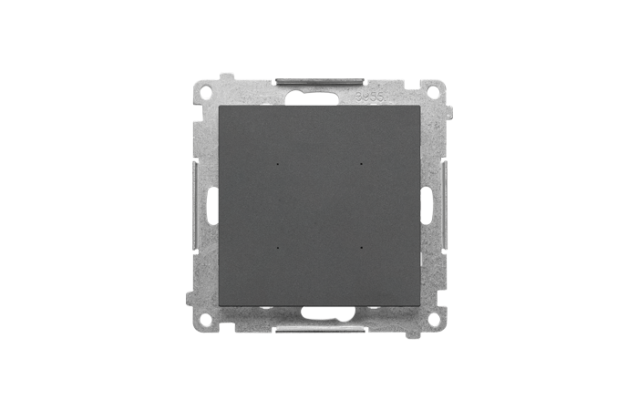 SWITCH&ndash; Sterownik przyciskowy oświetl pojedynczy, ster smartfonem (moduł) Grafitowy mat Simon 55 GO | TEW1W.01/116 Kontakt Simon
