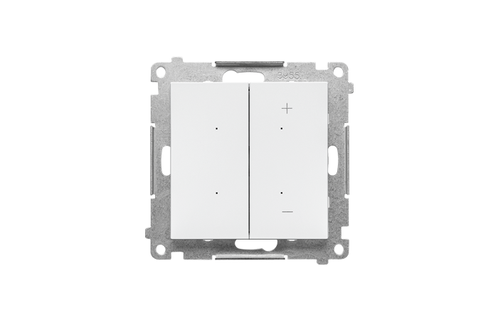 DIMMER W &ndash; Ściemniacz do pask&oacute;w LED-owych, sterowany smartfonem (moduł); Biały mat Simon 55 GO | TESW1W.01/111 Kontakt Simon