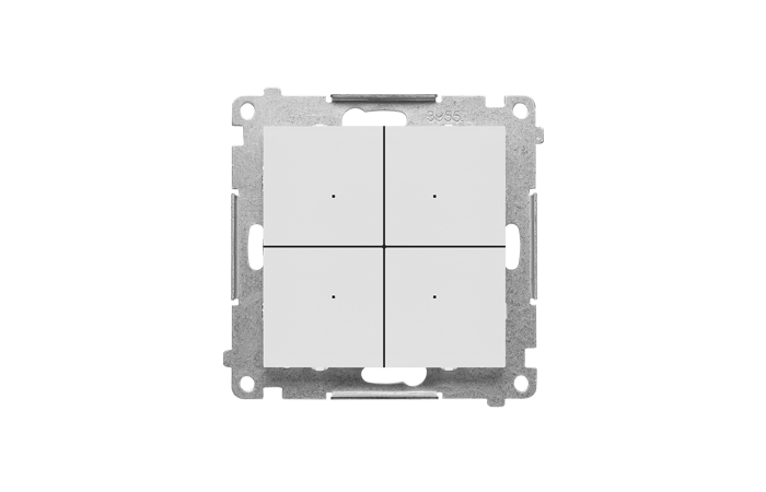 CONTROL B &ndash; Nadajnik bateryjny Wi-Fi, (moduł); Jasnoszary mat Simon 55 GO | TENB1W.01/114 Kontakt Simon