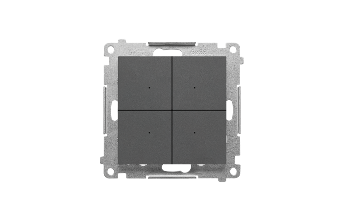 CONTROL B &ndash; Nadajnik bateryjny Wi-Fi, (moduł); Grafitowy mat Simon 55 GO | TENB1W.01/116 Kontakt Simon