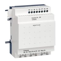 Moduł rozszerzenia 8 wejść 4 wyjścia przekaźnikowe 12VDC Zelio Logic | SR3XT141JD Schneider Electric