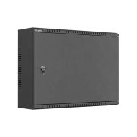 Szafa instalacyjna TPR 19" z płytą MESH 560X420X180 czarna LANBERG (złożona) | WAT1-5618-00B Lanberg