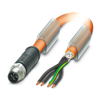 Kabel mocy SAC-4P-M12MSS/ 3,0-PUR PE SH | 1424105 Phoenix Contact