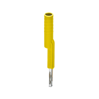 Adapter pomiarowy 4 mm do złączek w podziałce 5,2 mm i 6,2 mm, żółty | 3035977 Phoenix Contact