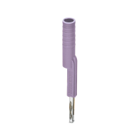 Adapter pomiarowy 4mm do złączek w podziałce 5,2mm i 6,2mm, fioletowy | 3035979 Phoenix Contact