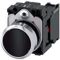 Pushbutton, black | 3SU1150-0AB10-1CA0 Siemens